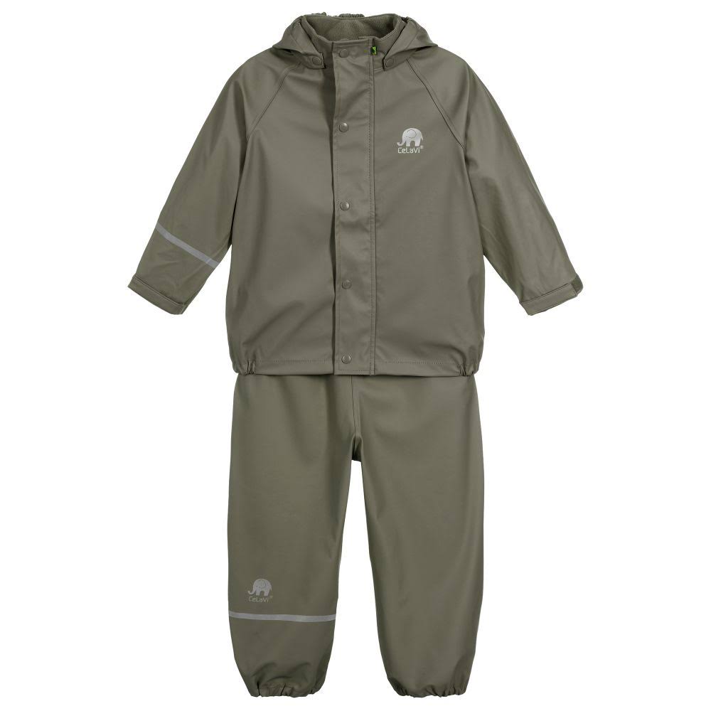 Celavi Basic Rain Set Army Green OLW4_D4SOF53